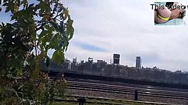 ariana guides your naughty outdoor tour 😜