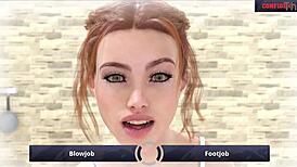 i dream of fucking riley with blowjob and footjob