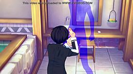 Kirito Gets Handjob in Sword Art Online Yaoi