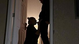 Trying to Get Caught Having Sex in Hotel Doorway, Oops!