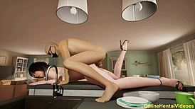 Cute Light Skinned Anime Girl Gets Fucked In Hentai Scene With Big Cock