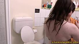 Hairy Lesbian Enjoys Deep Pussy Fingering