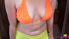 hot teen 18+ with braces gets assfucked in the shower 😏