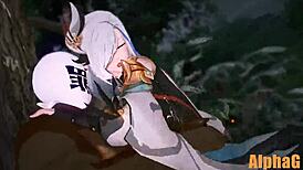 Shenhe in Anime Hentai Featuring Suggestive Sex Scenes and Character Interactions