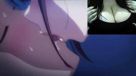 Himawari wa yoru ni saku hentai with big tits and oiled boobs