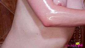 hot teen 18+ with braces gets assfucked in the shower 😏