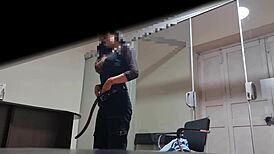 Espionner la sexy secrétaire espagnole à la faculté de lettres UNAM