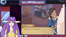 Avatar: The Last Airbender - Four Elements Trainer Bonus 3: Nami's Intense Blowjob