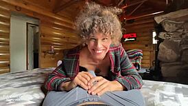 Rubbing My Clit on Strangers Balls in Wild Public Action