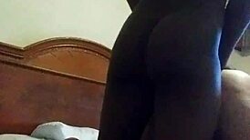 I love watching black shemale pound latino with big cock