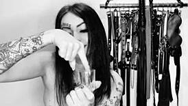 hot dominatrix nika guides joi and cei with sexy femdom instructions...