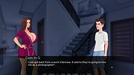 Hentai Game Photoshoot With Step Mom