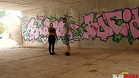 She goes running and I passionately run on her big tits