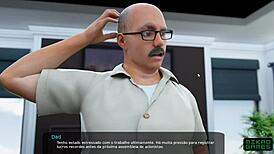 Milfy City Ep 38 Madrasta Shows Sara's Panties in POV