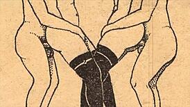 Erotic Alphabet Unveiled in Vintage Cartoon Style