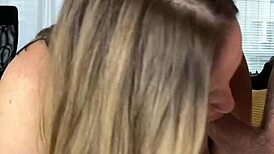 Avril showers sucks cock in messy creampie shower! 💦