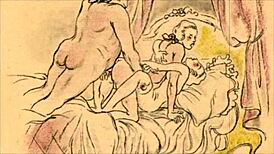 Erotic illustrations from a different era