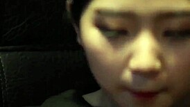 귀여운 한국 걸이 자위함