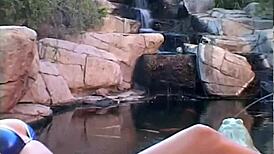 Tera Patrick viciada em pau fode ao ar livre