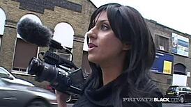 Private black - interracial ebony Lala takes on two guys at once! 😍