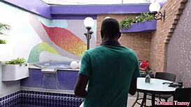 Slutty Tranny Pamela Lenvisk Craves Black Cock Hard