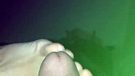 wife's beautiful feet in action
