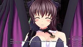 holy knight ricca apologizes in 3d hentai game