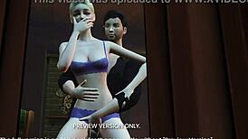 hp au 3 preview - naughty 3d hentai action unfolds