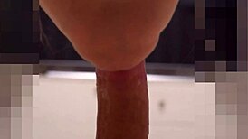 Emotional cremita en su boca, late mi polla y lo nota, can't believe it