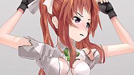 in kagerou kantai collection, the anime characters get fucked wildly