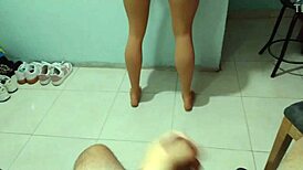 Dirty Stepmom Denies Me, So I Jerk Off Alone