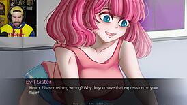 In this game, big tits anime girl seeks lustful vengeance with impossible events