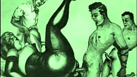 Vintage Erotic Illustration Brings Raw Heat!