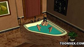 Oh Wow! Sexy 3D Babe Masturbates Before Hardcore Fucking!