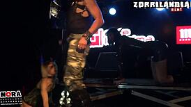 Bold Blonde Teen 18+ Fetish Rock.