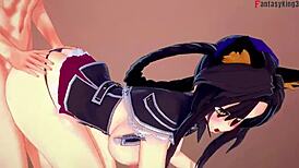 Akeno guards the door while i fuck kuroka dxd ntr mandess 8 full fantasyking3