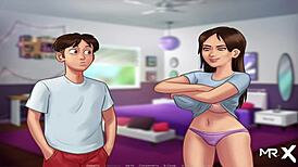 SummertimeSaga Features Big Cucumber Sliding Inside E2 14