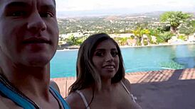 Ella Knox's huge natural tits crave that big cock cumshot