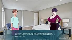 Dr. Johnson sucking that fat white cock and getting a cum facial in her office