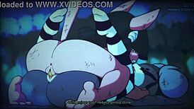 Miv's fourth animated porn video showcases specific hentai scenes with comic-style cartoon characters engaging in various sexual acts