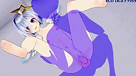 amane kanata and kiryu coco are having intense sex in hololive vtuber hentai