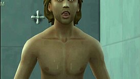 Hermanastro and hermanastra engage in hardcore anal in the shower