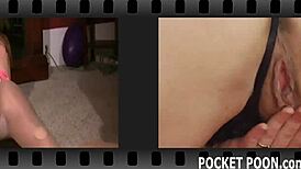 Kinky blonde licks asshole in lesbian assfucking action 😈🍑