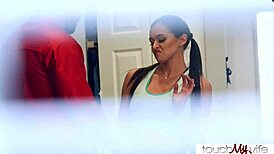 Caught My Slutty Wife Banging Yoga Trainer Armani Black