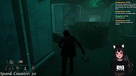 vtuber lewdneko plays dbd and gets spanked part 2