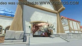 omg, mercy outgrows blizzard world spawn, it's so crazy weird... i can't even explain this hentai stuff properly!