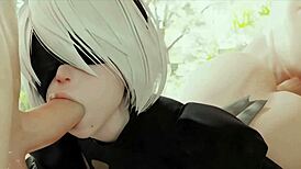 Horny heroes indulge in massive cocks in 3D hentai.