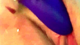 Solo vibrator play until orgasm