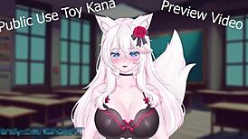 Vtuber kanakovt wearing vibrator in public?