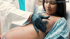 dayanara needs help, uh, milking her pregnant boobs